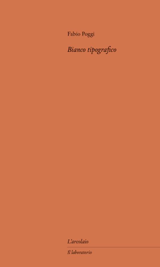 Bianco tipografico - Fabio Poggi - copertina