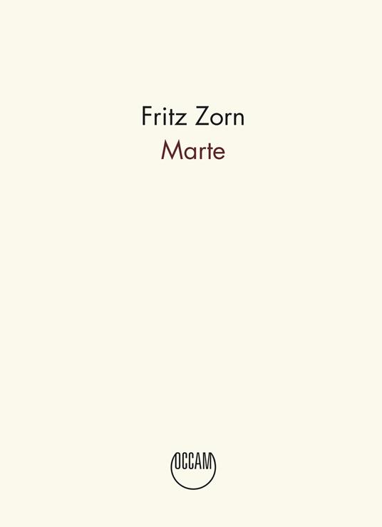 Marte - Fritz Zorn - copertina