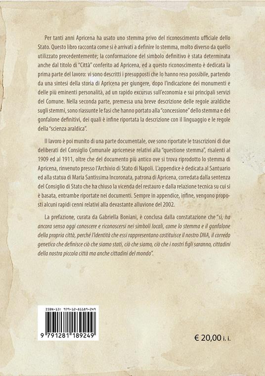 Apricena «Città» ed il suo stemma - Augusto Ferrara - 2