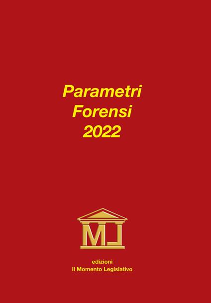 Parametri forensi 2022 - copertina