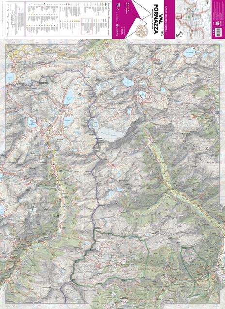 111 Val Formazza. Val Bavona, Val Maggia. Carta escursionistica 1:25.000. Ediz. multilingue - 2