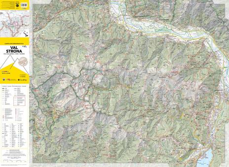 116 Val Strona. Valli dell'Ossola, Cusio, Valsesia 1:25.000 - 2