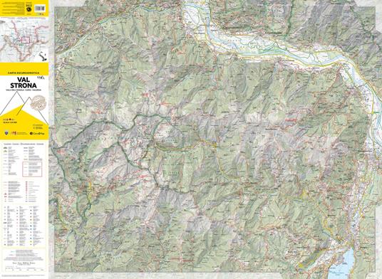 116 Val Strona. Valli dell'Ossola, Cusio, Valsesia 1:25.000 - 2