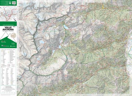 107 Valle Antrona. Pizzo d'Andolla, Villadossola. Carta escursionistica 1:25.000 - 2