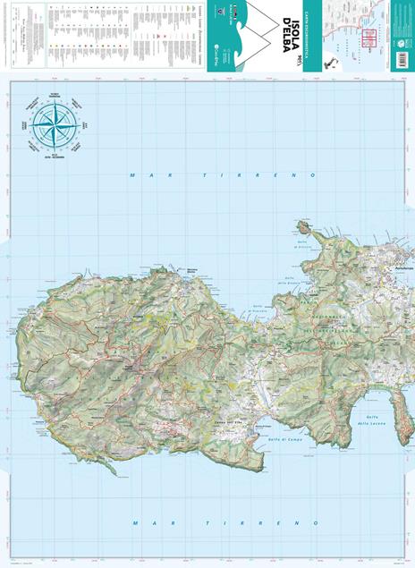 901 Isola d'Elba. Carta escursionistica 1:25.000. Ediz. multilingue - 2