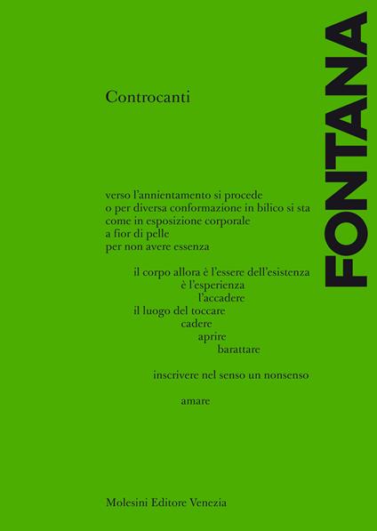 Controcanti. Testi per musica - Giovanni Fontana - copertina