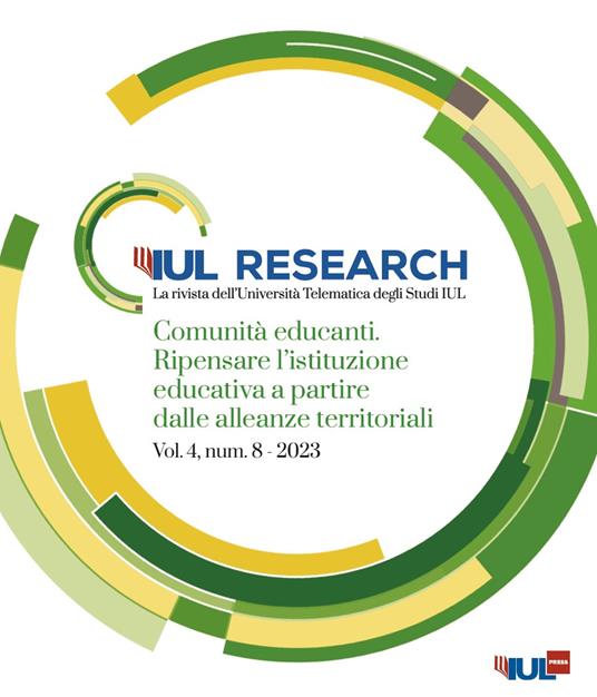 IUL Research (2023). Vol. 4: Comunità educanti. Ripensare l’istituzione educativa a partire dalle alleanze territoriali - copertina