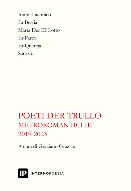 Metroromantici 2019-2023. Vol. 3 - Poeti der Trullo - copertina