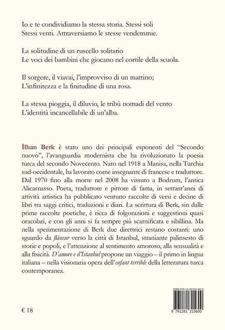 D'amore e d'Istanbul - İlhan Berk - 3