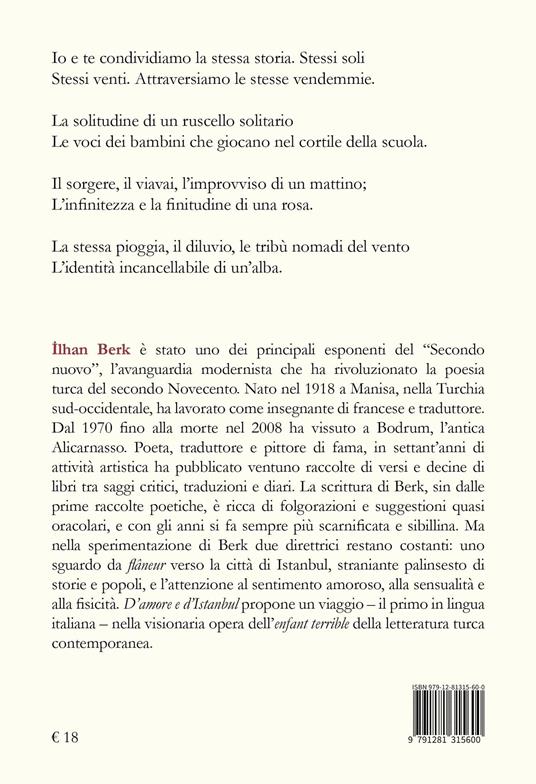 D'amore e d'Istanbul - İlhan Berk - 3