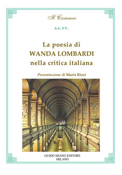La poesia di Wanda Lombardi nella critica italiana - copertina