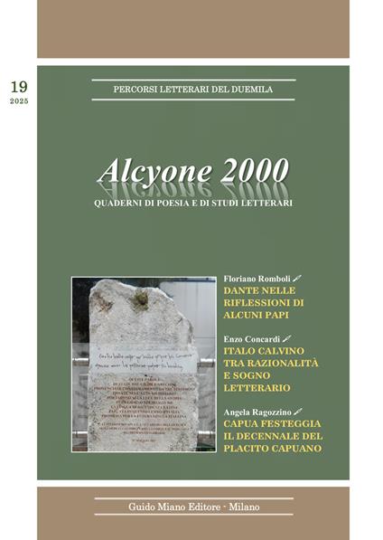 Alcyone 2000. Quaderni di poesia e di studi letterari (2025). Vol. 19 - copertina