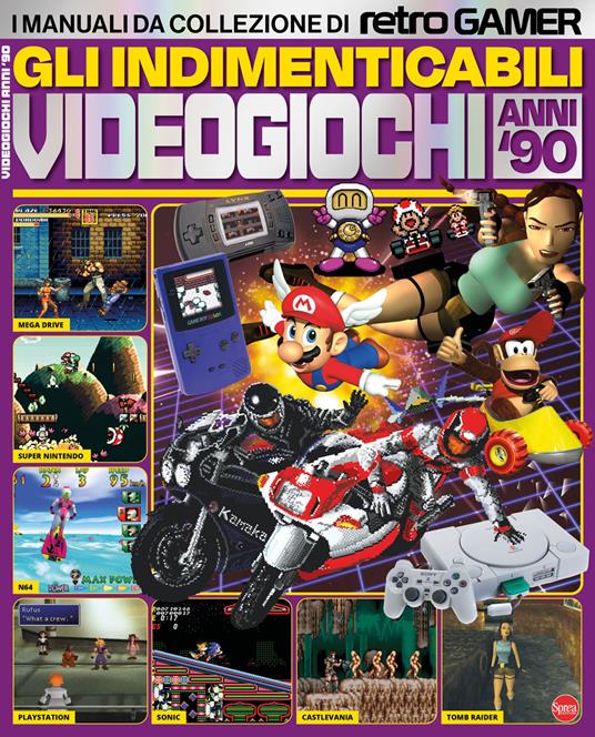 Gli indimenticabili videogiochi anni '90. I manuali da collezione di Retro Gamer - copertina