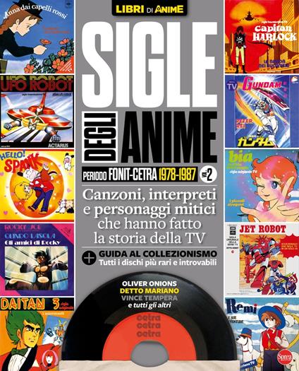 Sigle degli anime. Periodo Fonit-Cetra 1978-1987. Vol. 2 - copertina
