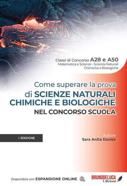 Come superare la prova di scienze naturali chimiche e biologiche nel concorso scuola. Con espansione online - Sara Anita Davies - copertina