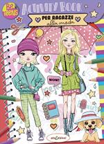 Activity book per ragazze alla moda