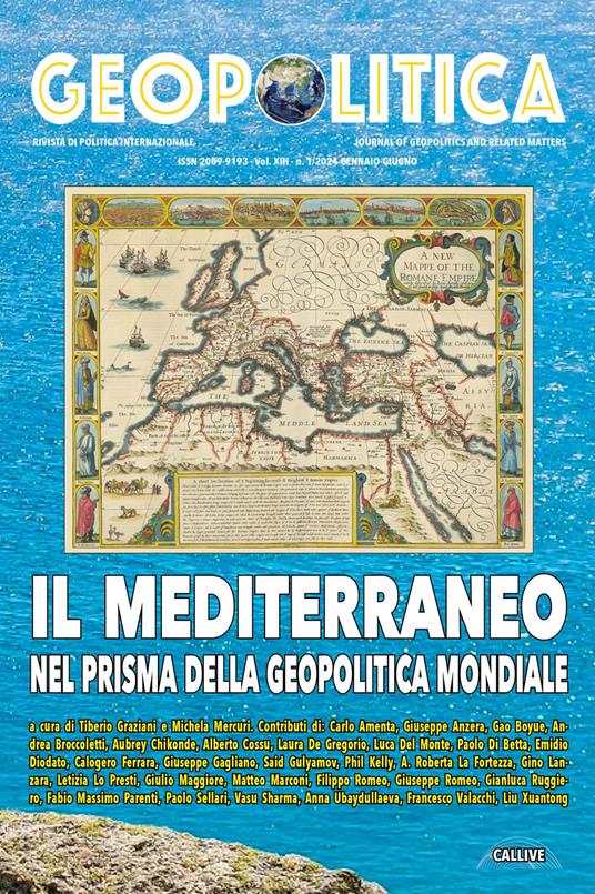 Geopolitica (2024). Ediz. multilingue. Vol. 1: Il Mediterraneo nel prisma della geopolitica mondiale - copertina