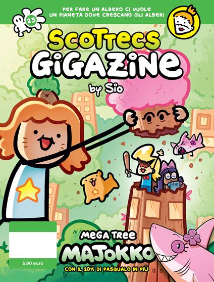 Scottecs Gigazine. Nuova ediz.. Vol. 23: Mega tree majokko - Sio - copertina