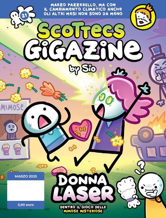 Scottecs Gigazine. Ediz. integrale. Vol. 21: Donna laser - Sio - copertina