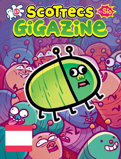 Scottecs Gigazine. Vol. 33: Bruco Gianluco contro le tigri - Sio - copertina