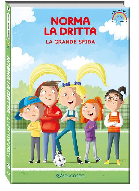La grande sfida. Norma la dritta. Ediz. ad alta leggibilità - Tra le righe - copertina