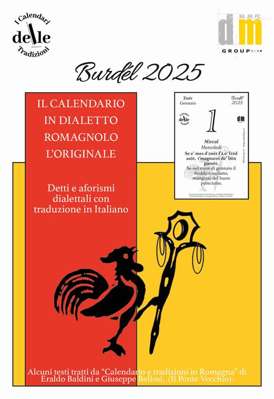 Il burdel 2025 (Ricambio). Raccolta dialettale giornaliera. I calendari delle tradizioni - copertina