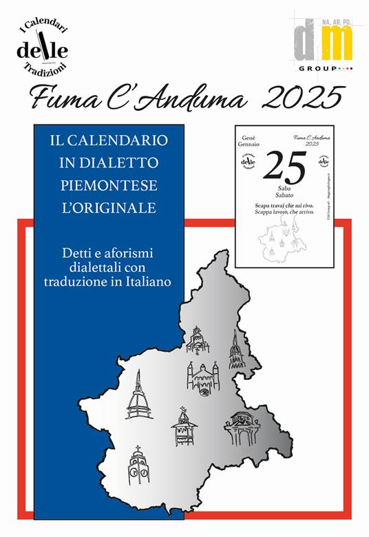 Fuma c'anduma 2025. Raccolta dialettale giornaliera. I calendari delle tradizioni - copertina