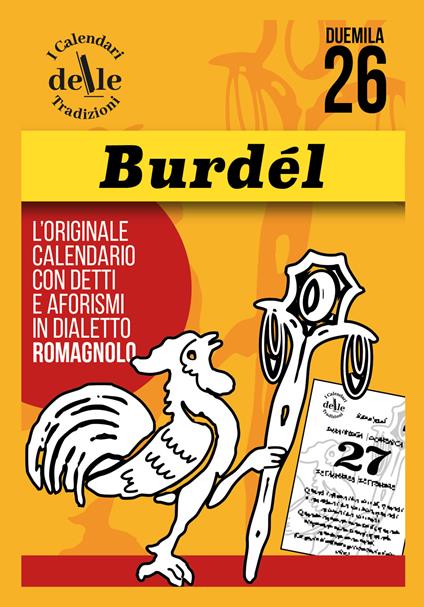 Burdel 2026 raccolta dialettale giornaliera. I calendari delle tradizioni. Ricambio - copertina