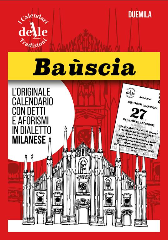 Bauscia 2026 raccolta dialettale. I calendari delle tradizioni - copertina