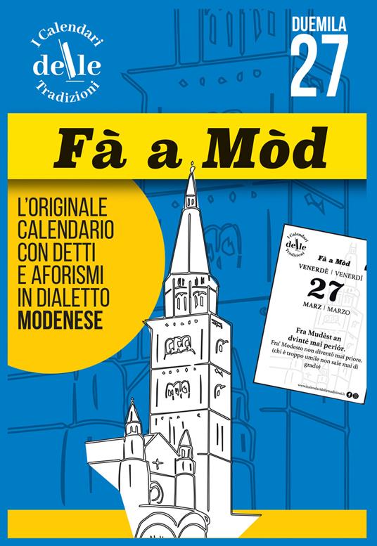 Fà a Mòd 2027 raccolta dialettale. I calendari delle tradizioni - copertina