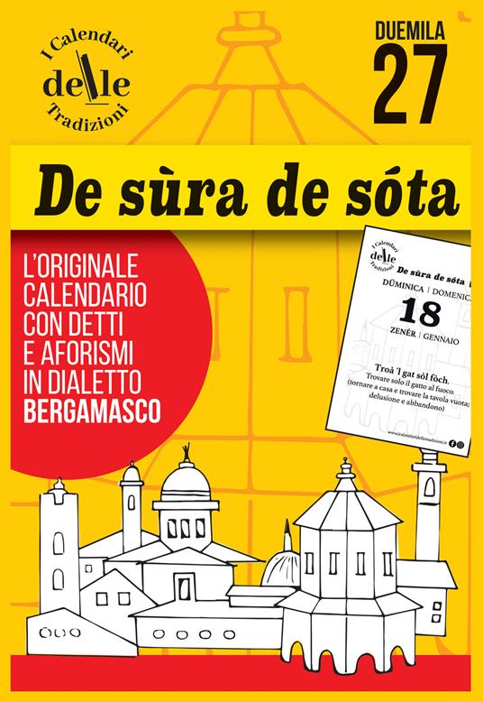 De sùra de sóta 2027 raccolta dialettale giornaliera. I calendari delle tradizioni. Ricambio - copertina