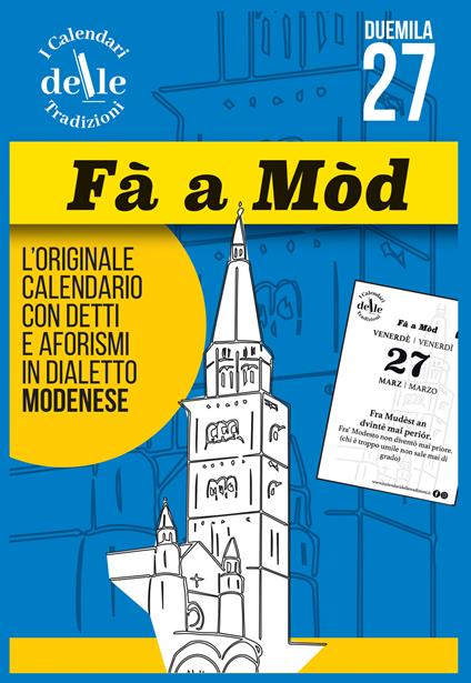 Fà a Mòd 2027 raccolta dialettale. I calendari delle tradizioni. Ricambio - copertina