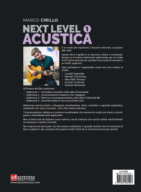 Next level acustica. Metodo. Vol. 1 - Marco Cirillo - 2