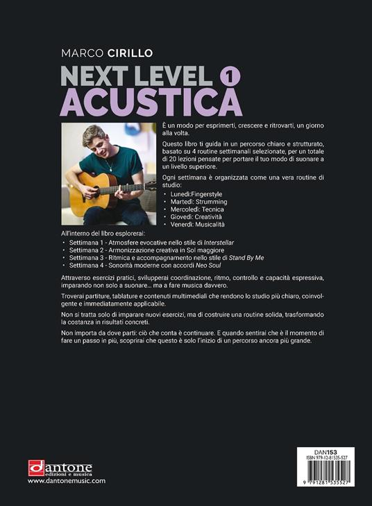 Next level acustica. Metodo. Vol. 1 - Marco Cirillo - 2