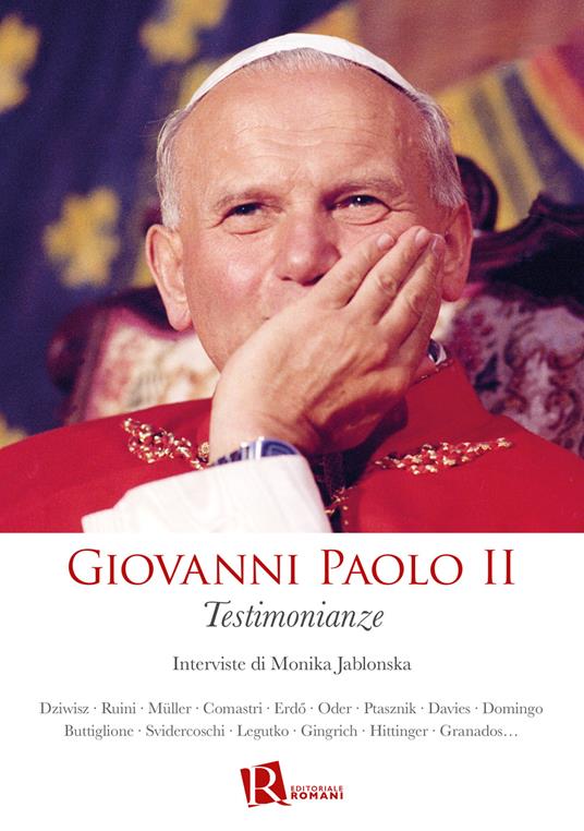 Giovanni Paolo II. Testimonianze - copertina