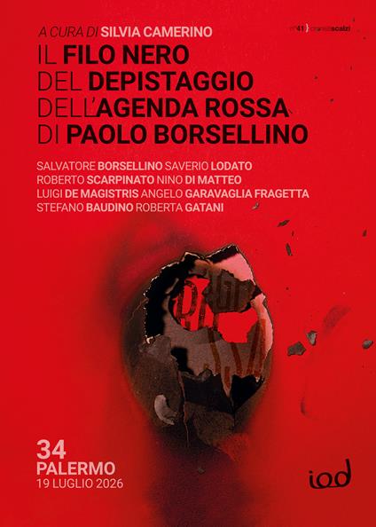 Il filo nero del depistaggio dell'agenda rossa di Paolo Borsellino - copertina