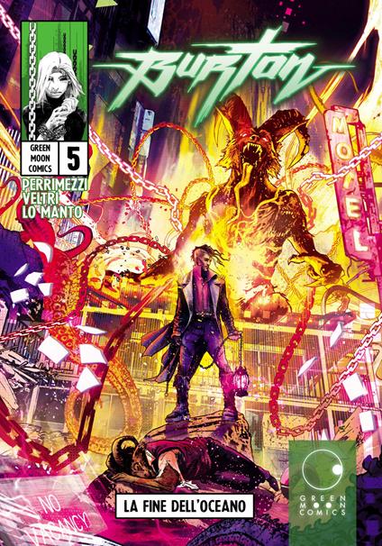 Burton. Vol. 5: La fine dell'Oceano - Lucio Perrimezzi,Massimiliano Veltri,Francesco Lo Manto - copertina