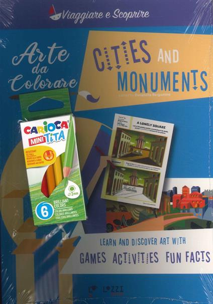 Cities and monuments. Arte da colorare - copertina