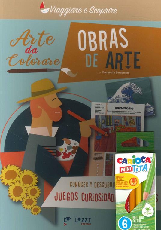 Obras de arte. Arte da colorare - copertina