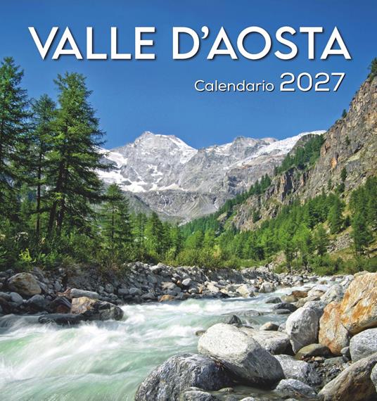 Calendario 2027 Valle d'Aosta 30x30 - copertina