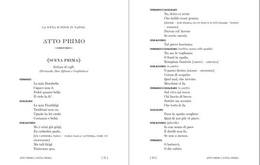 Così fan tutte. Wolfgang Amadeus Mozart - Lorenzo Da Ponte - 2