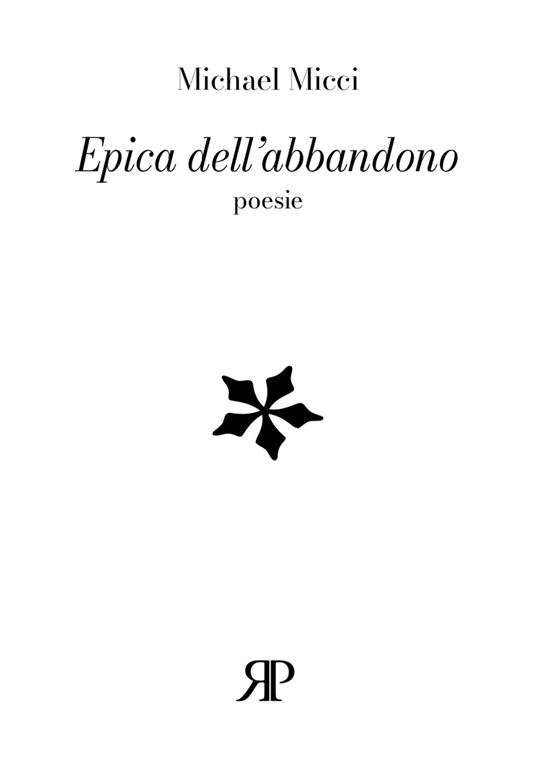 Epica dell'abbandono - Michael Micci - copertina