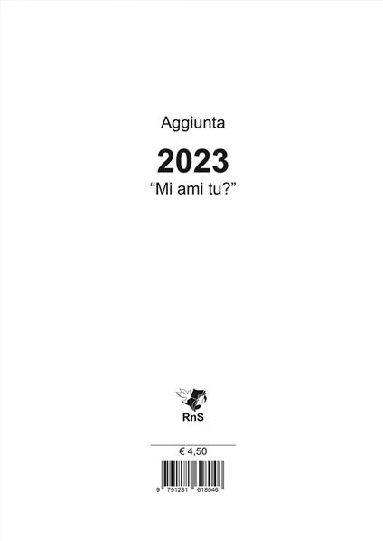 Aggiunta canti «Mi ami tu?» 2023 - copertina