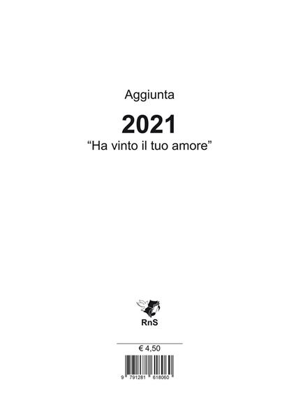 Aggiunta canti «Ha vinto il tuo amore» 2021 - copertina