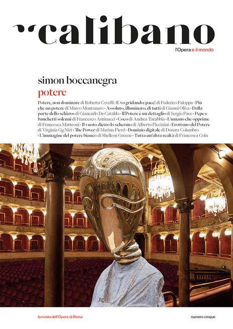 Calibano. L'Opera e il mondo. Vol. 5: Simon Boccanegra. Potere - copertina