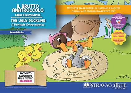 Il brutto anatroccolo. Storia kamishibai. Ediz. italiana e inglese. Con QR code per traduzioni (FR/DE/ES) e materiali didattici stampabili. Con burattini in cartoncino. Con flashcards