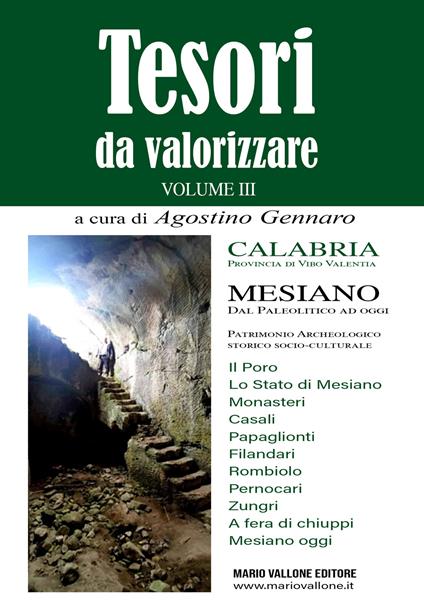Tesori da valorizzare. Calabria, provincia di Vibo Valentia. Vol. 3: Mesiano. Dal Paleolitico ad oggi - copertina