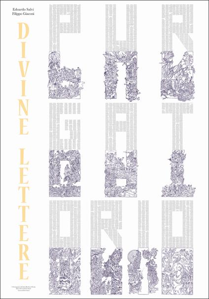 Divine Lettere. Purgatorio da parete. Ediz. illustrata - Edoardo Salvi,Filippo Giaconi - copertina