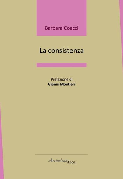 La consistenza - Barbara Coacci - copertina