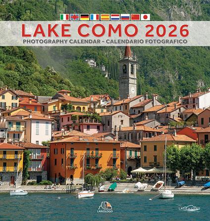 Lake Como 2026. Calendario fotografico-Photography calendar - copertina